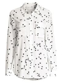 Equipment Slim Signature Star-Print Shirt at Neiman Marcus